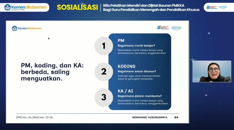 Akses Materi Pelatihan PMKKA di Rumah Pendidikan untuk Guru dan Tenaga Kependidikan