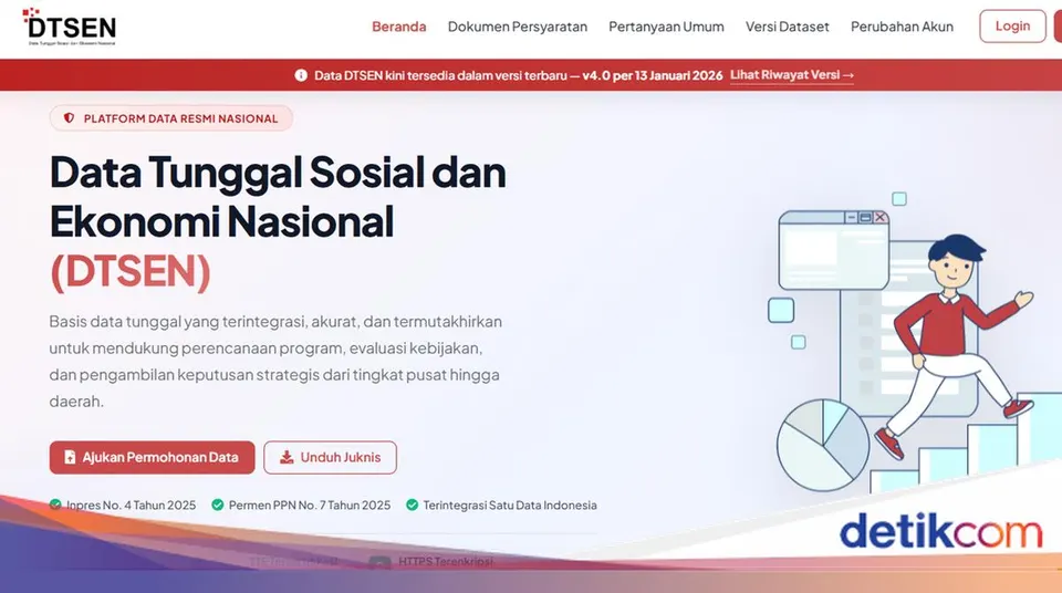 Sistem Desil dan DTSEN, Basis Data Kemensos untuk Menentukan Penerima Bansos 2026